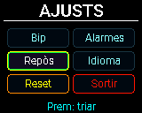 Pantalla del P-Bit: Sistema › Repòs