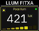 Pantalla Llum del P-Bit en la vista Fitxa