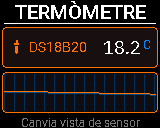 Pantalla del P-Bit: Termòmetre