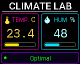 P-Bit Climate Lab screen