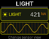 P-Bit Light screen in the Main view
