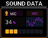 P-Bit Sound screen in the Data view