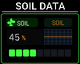 P-Bit Soil screen in the Data view