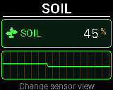 P-Bit Soil screen in the Main view