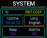 P-Bit System screen