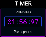 P-Bit screen: Timer, countdown