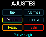 Pantalla del P-Bit: Sistema › Reposo