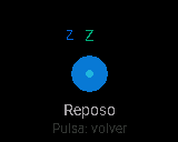 Pantalla del P-Bit: Aviso al entrar en reposo