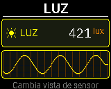 Pantalla del P-Bit: Luz