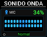 Pantalla Sonido del P-Bit en la vista Sonido Onda