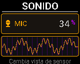 Pantalla del P-Bit: Sonido